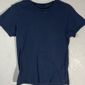 Plain blue shirt